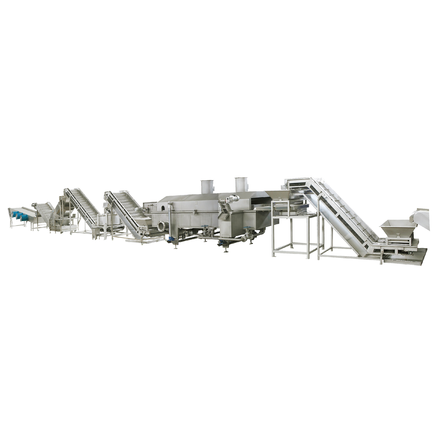 網帶式連續油（yóu）炸生產線